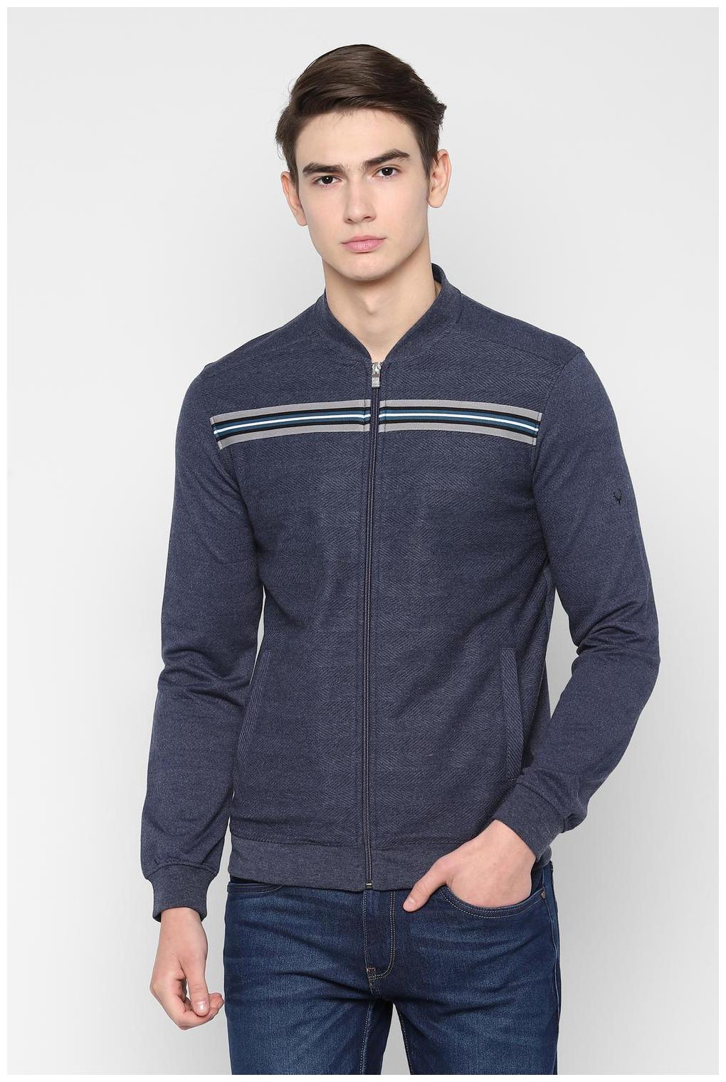 

Allen Solly Men Blue Round neck Sweatshirt