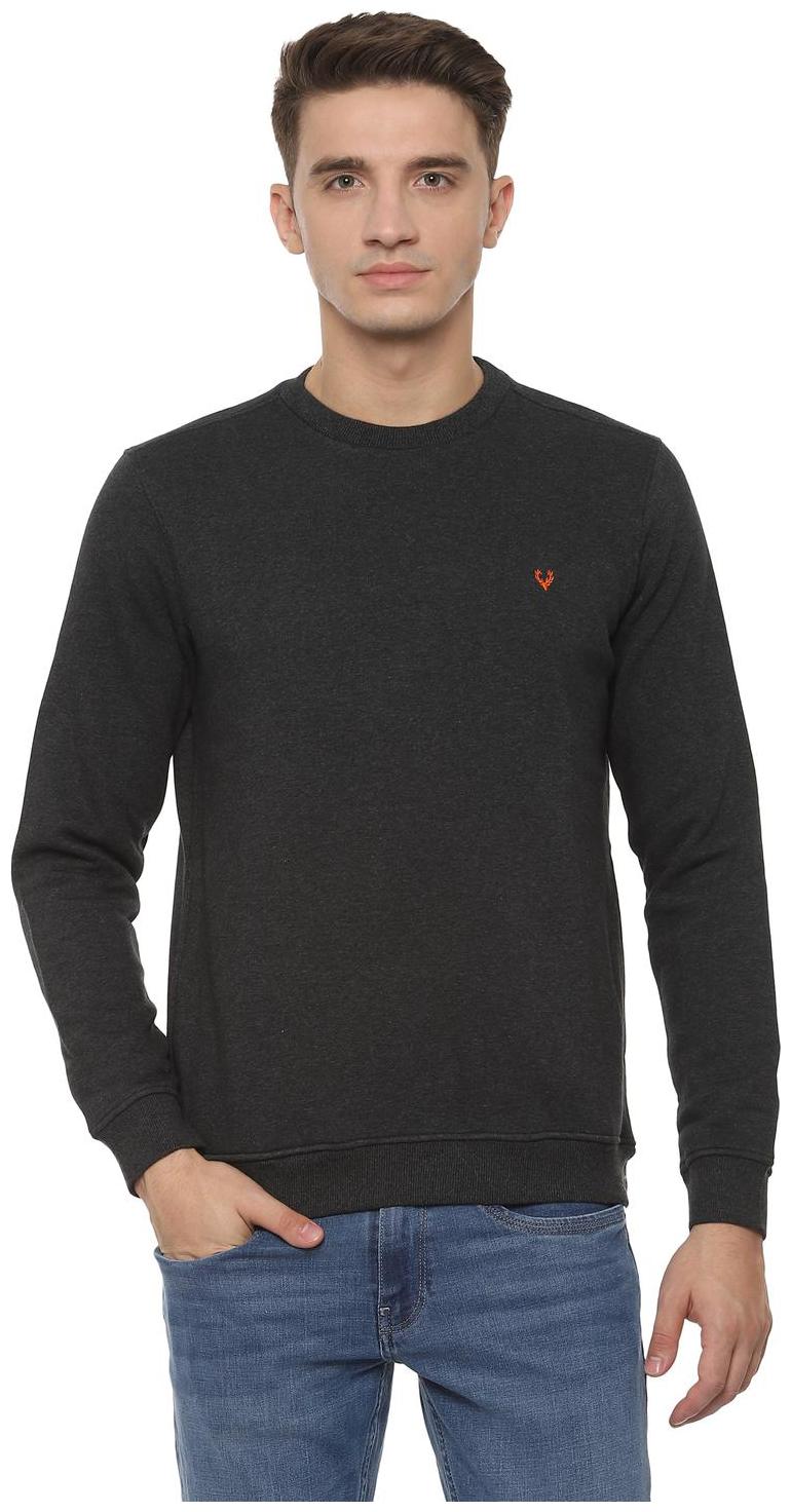 

Allen Solly Men Black Round neck Sweatshirt