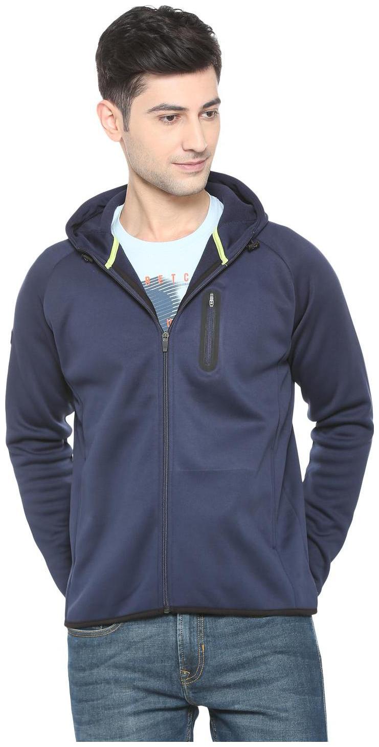 

Allen Solly Men Blue Hooded Sweatshirt