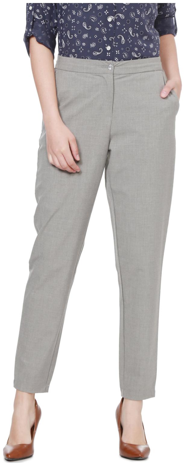 

Allen Solly Women Grey Straight fit Chinos