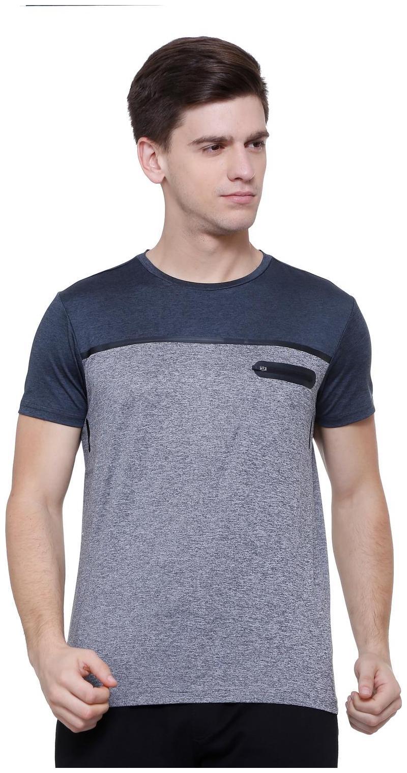 

Allen Solly Men Blue Regular fit Polyester Round neck T-Shirt - Pack Of 1