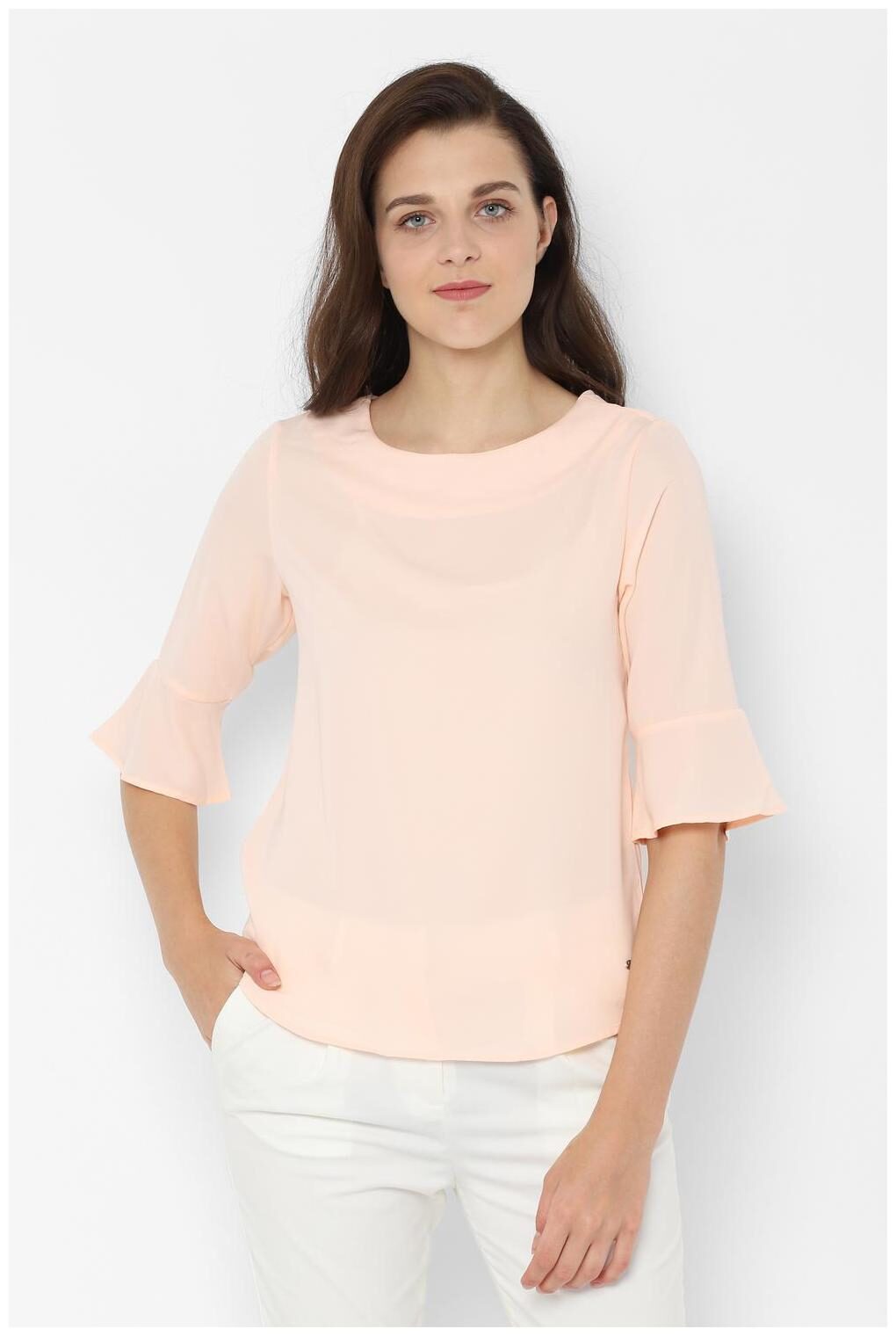 

Allen Solly Women Floral Regular top - Orange