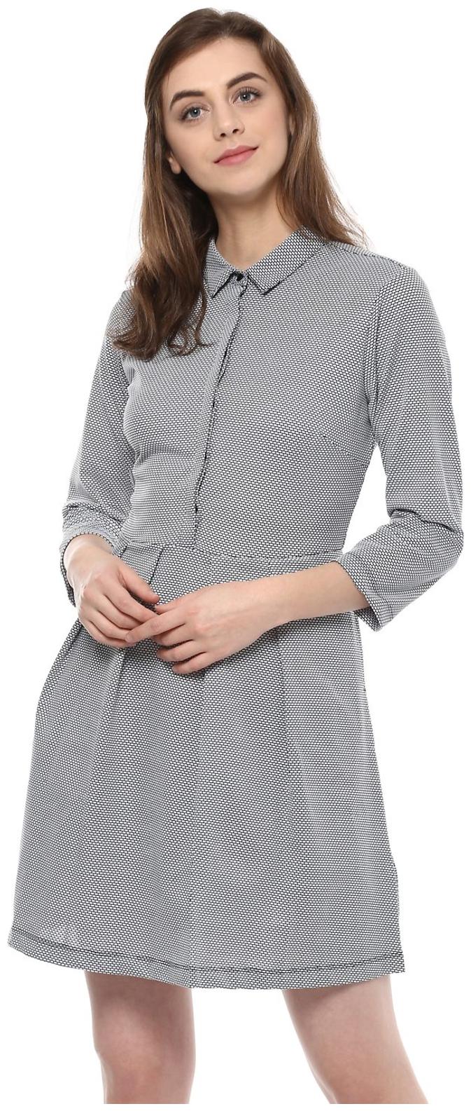 

Allen Solly Black Solid A-line dress