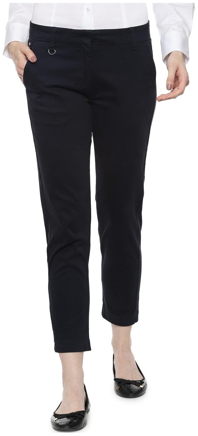 

Allen Solly Women Navy Regular fit Regular trousers