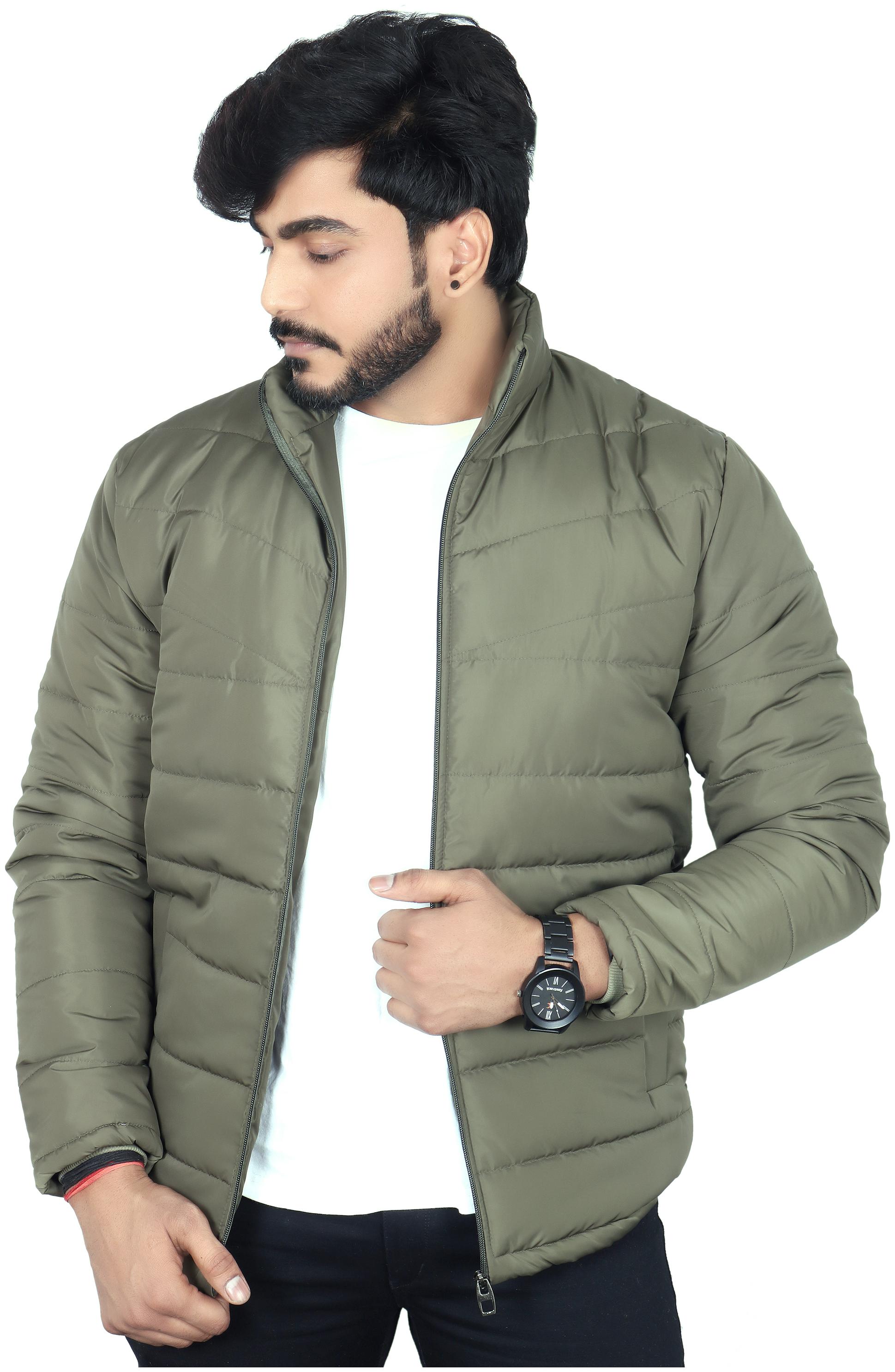 

Allons-Y Let s go Men Green Solid Bomber jacket