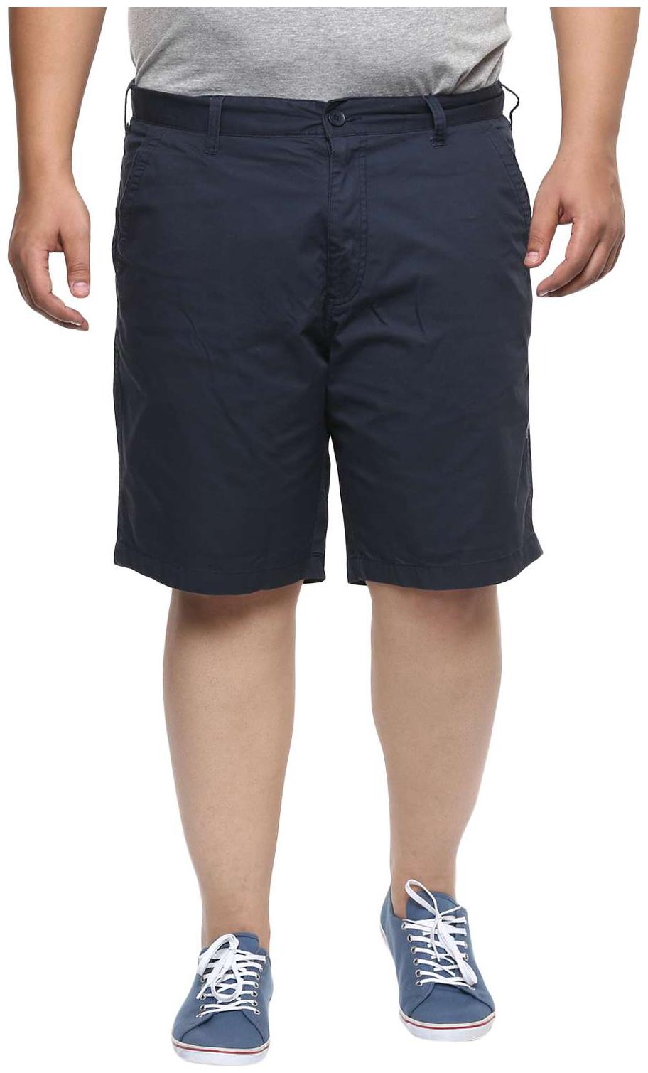 

Alto Moda by Pantaloons Men Blue Regular Fit Regular Shorts