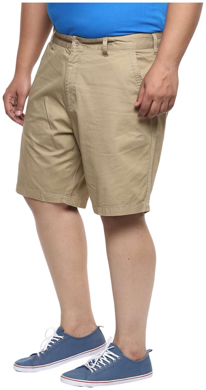 

Alto Moda by Pantaloons Men Beige Regular Fit Regular Shorts