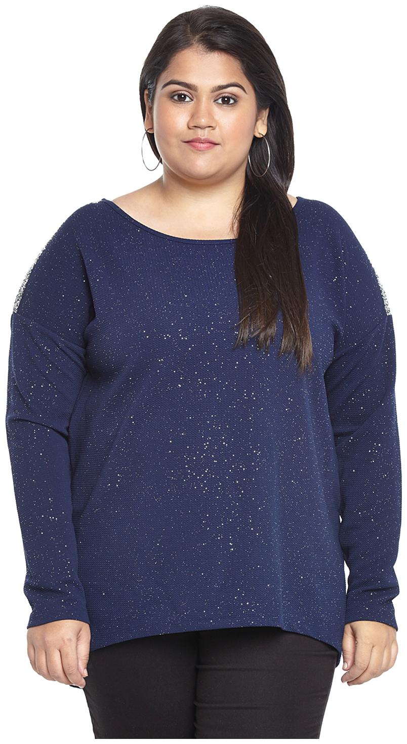 

Alto Moda by Pantaloons Women Printed Regular top - Blue