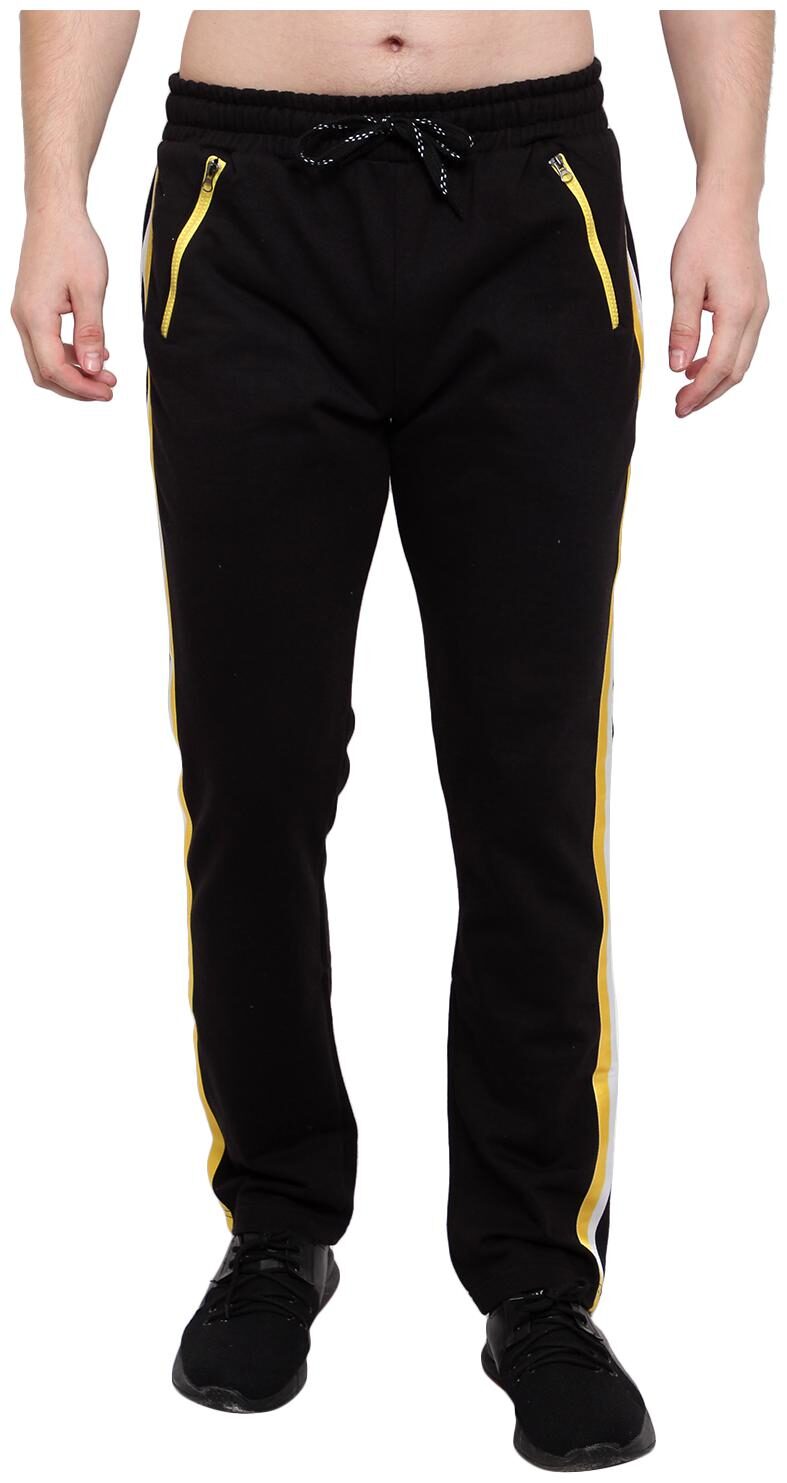 

Alto Polo Men Black Solid Slim fit Track pants