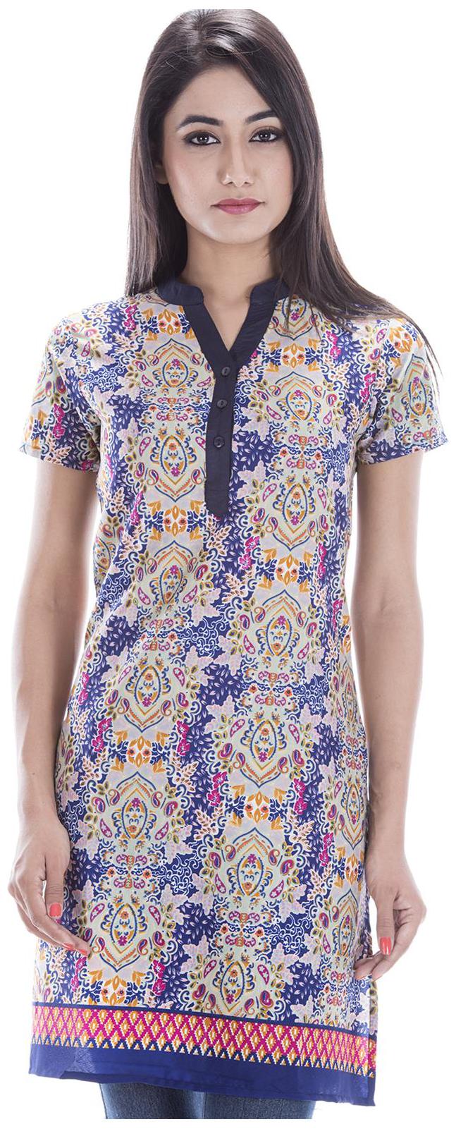 

Amadore Women Multi Printed Straight Kurti
