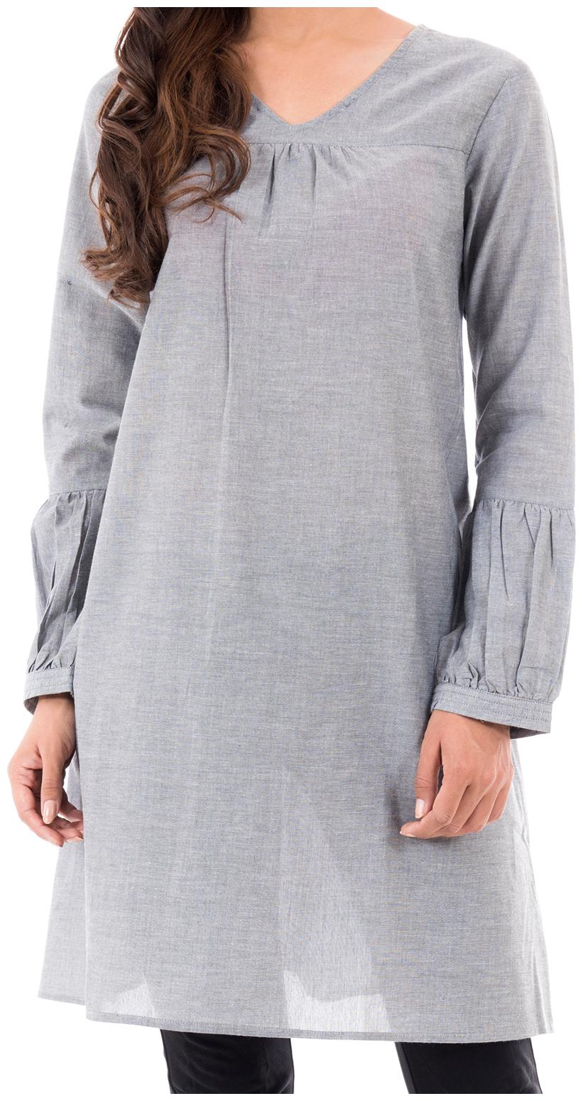 

Amadore Women Solid Regular top - Grey