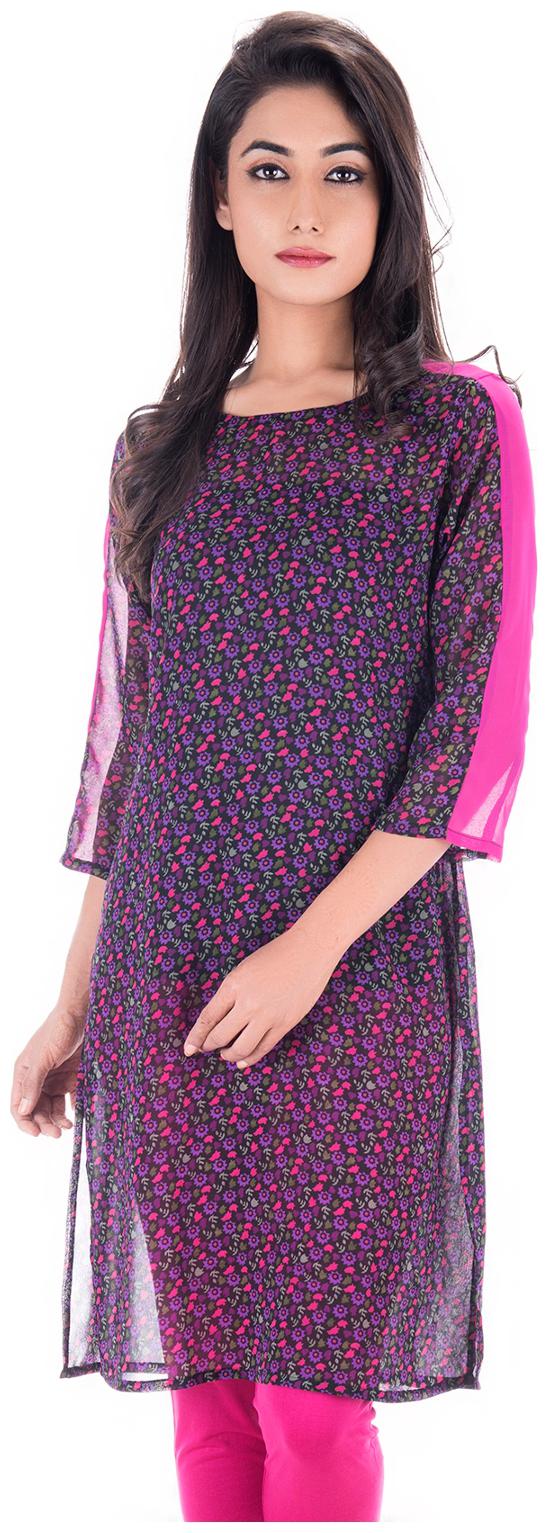 

AMADORE Multi Georgette Kurtas Kurtis
