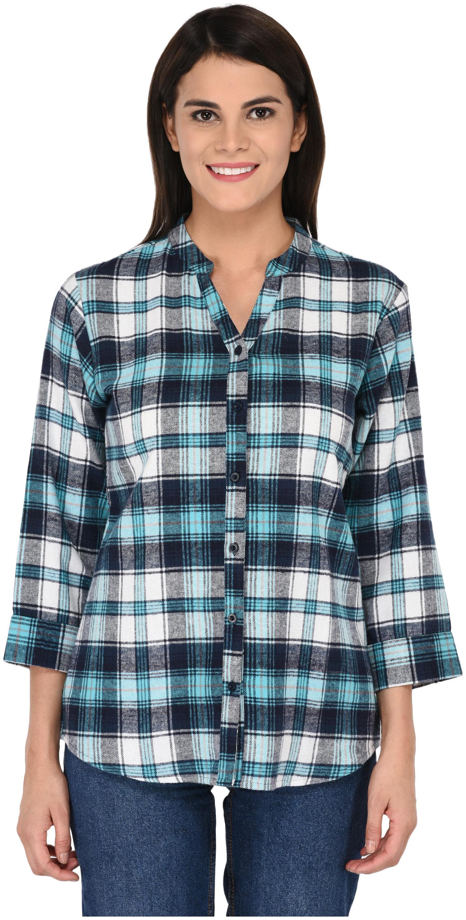 

Amadore Women Multi Checked Regular Fit Shirt