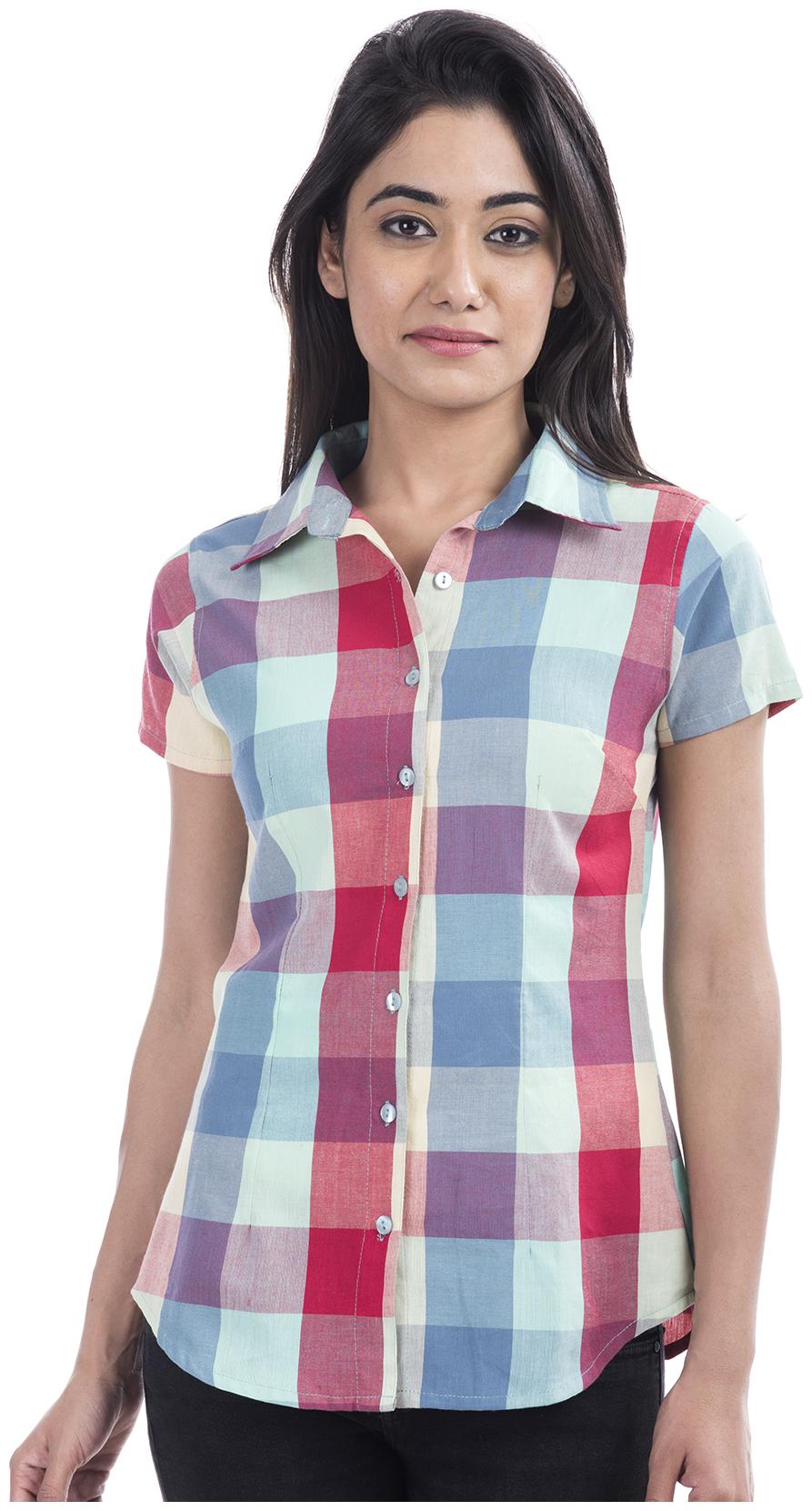 

Amadore Women Multi Checked Regular Fit Shirt