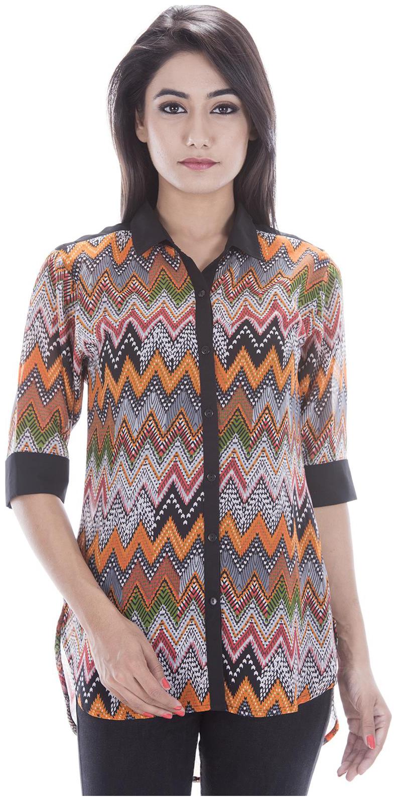 

Amadore Women Multi Solid Regular Fit Shirt
