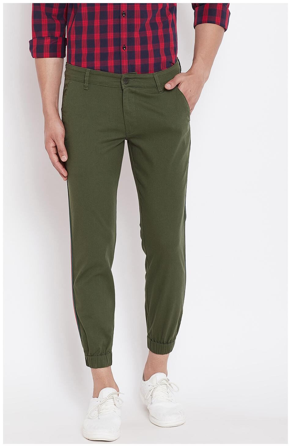 

American Archer Men Green Solid Slim fit Joggers