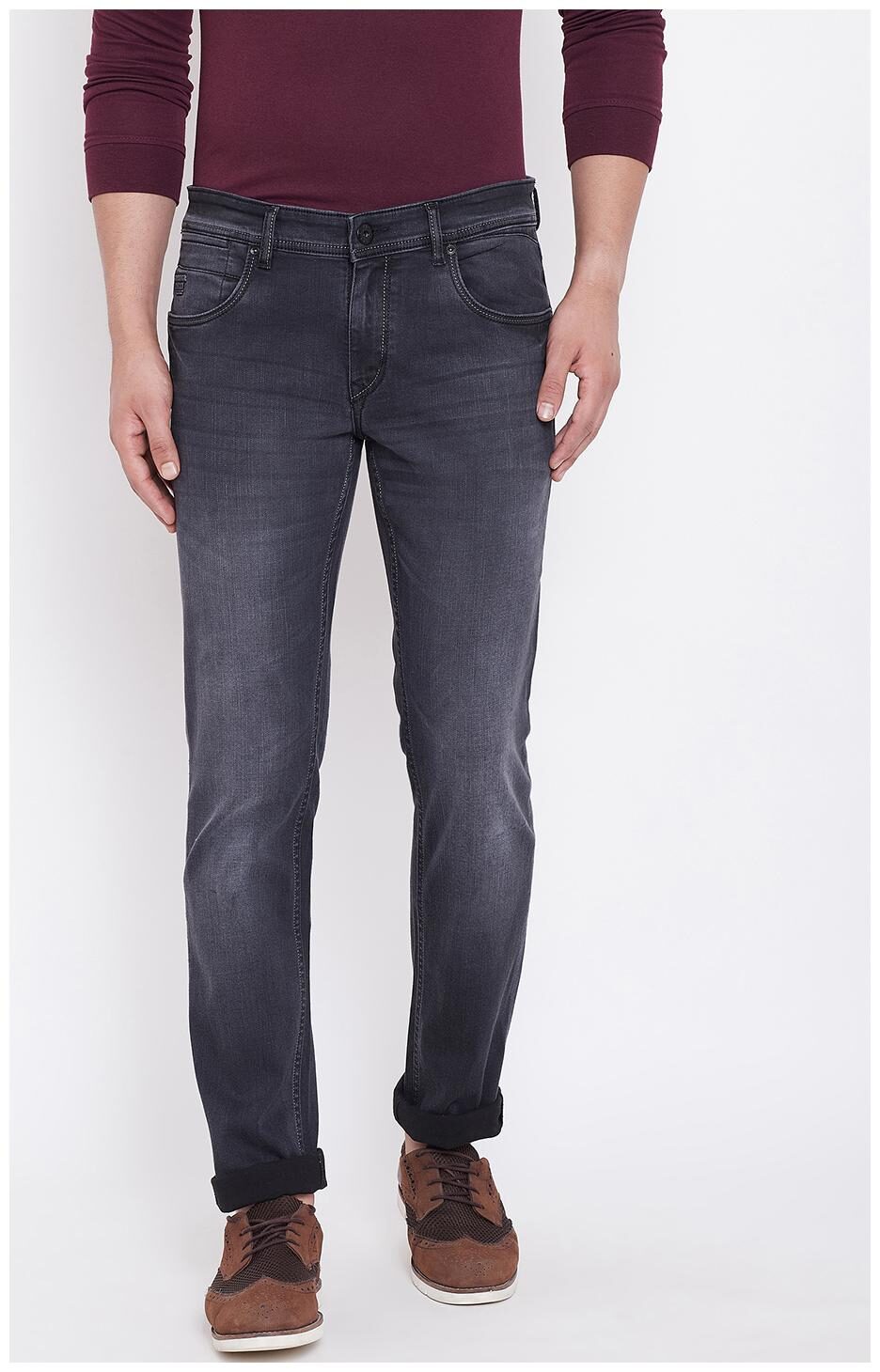 

American Archer Men Black Slim Fit Jeans