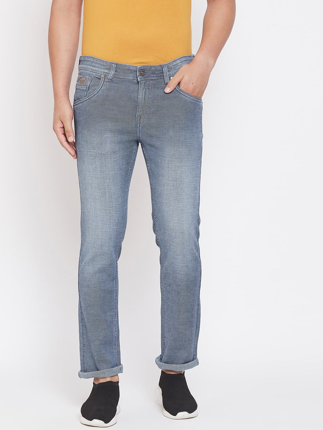 

American Archer Men Grey Slim Fit Jeans
