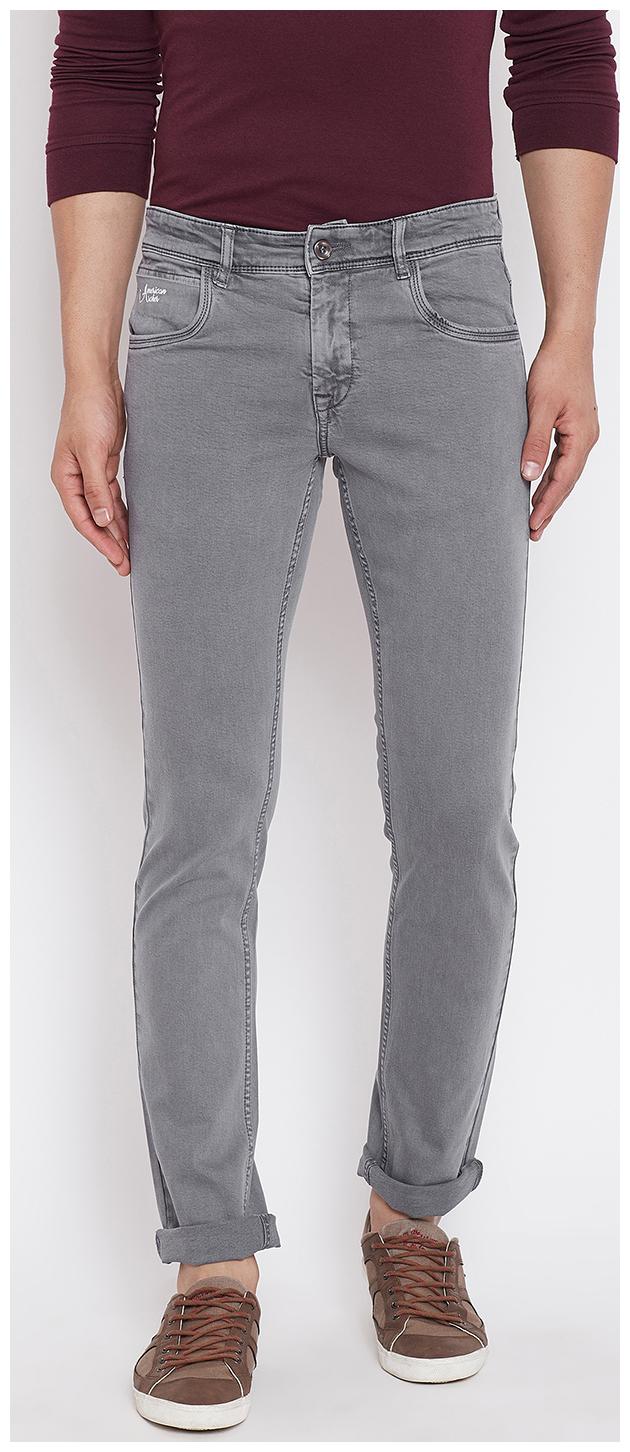 

American Archer Men Grey Slim Fit Jeans