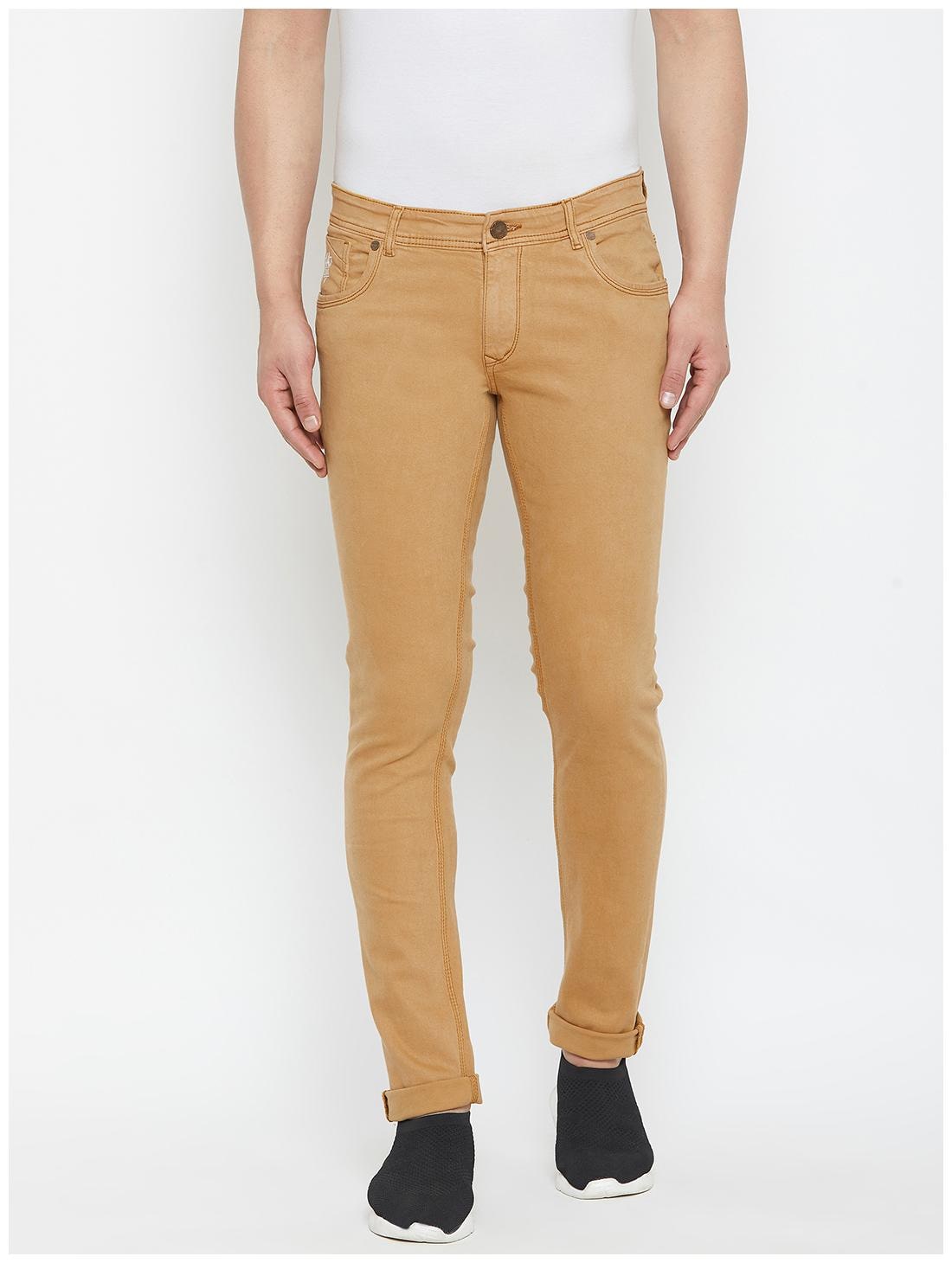

American Archer Men Beige Skinny Fit Jeans