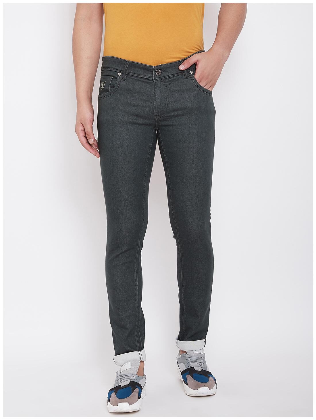 

American Archer Men Olive Skinny Fit Jeans