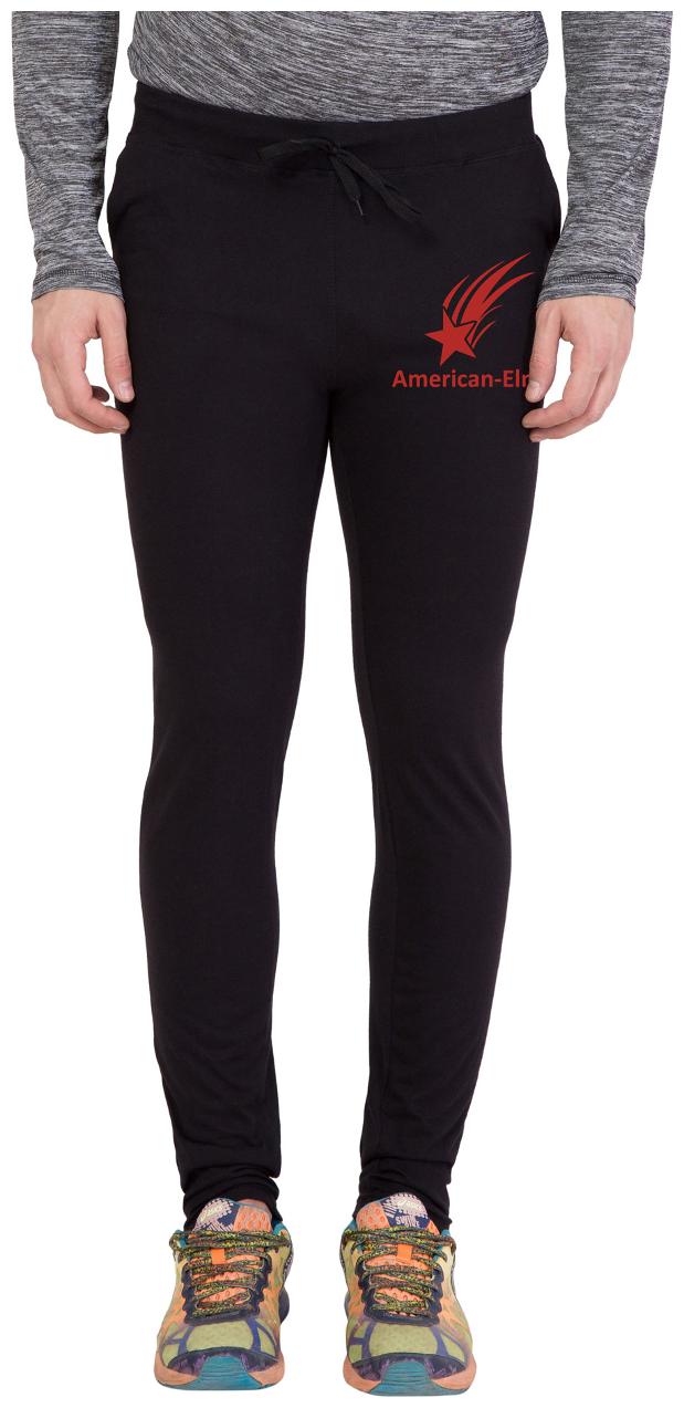 

American-Elm Black Red Star Printed Lower for Men