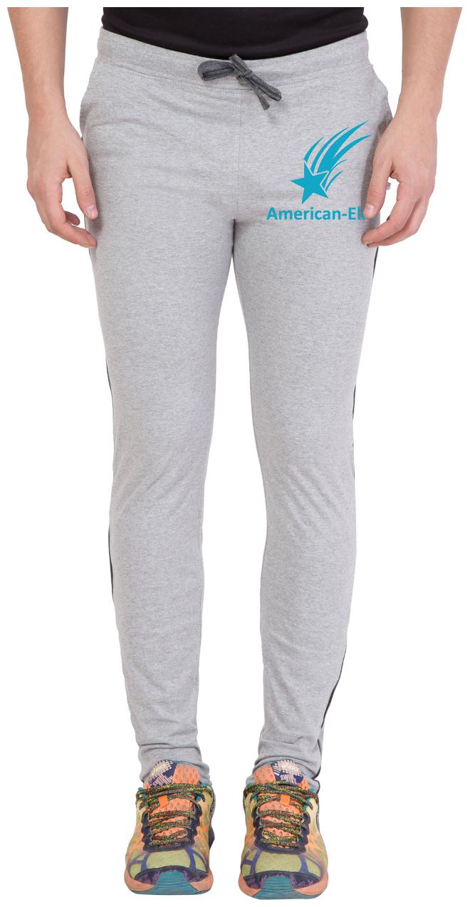 

American-Elm Grey Sky Star Printed Jogger for Men