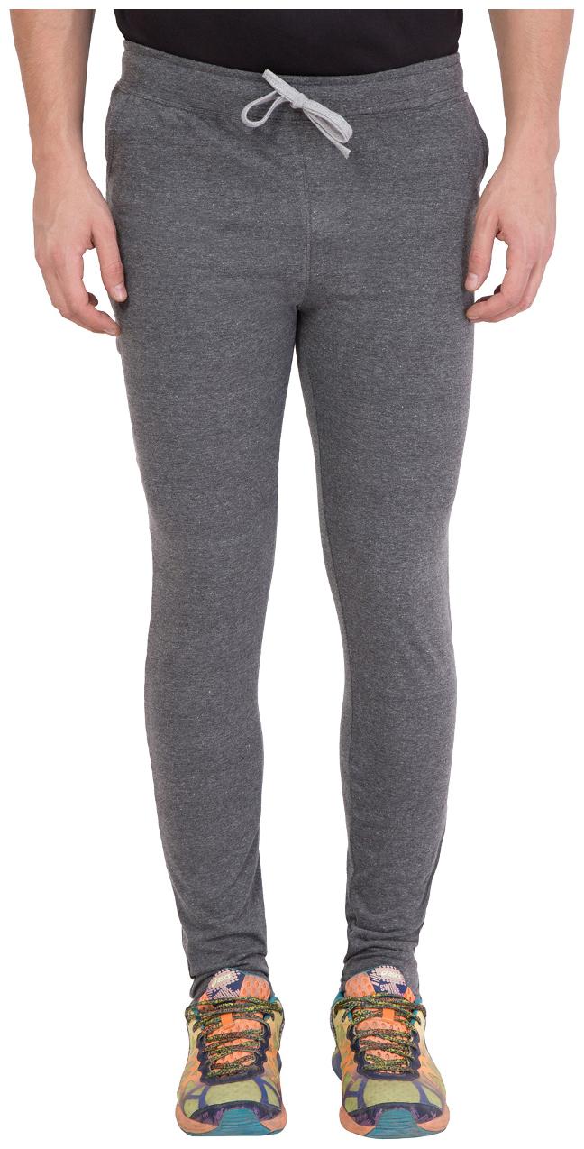 

American-Elm Men Grey Solid Slim fit Track pants
