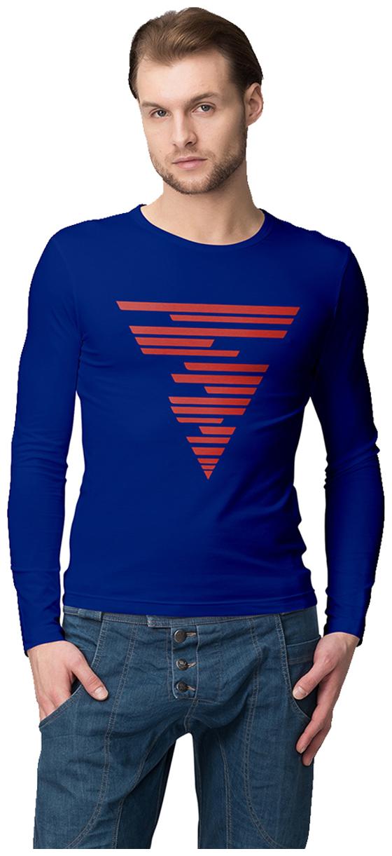 

American-Elm Men Blue Slim fit Cotton Round neck T-Shirt - Pack Of 1