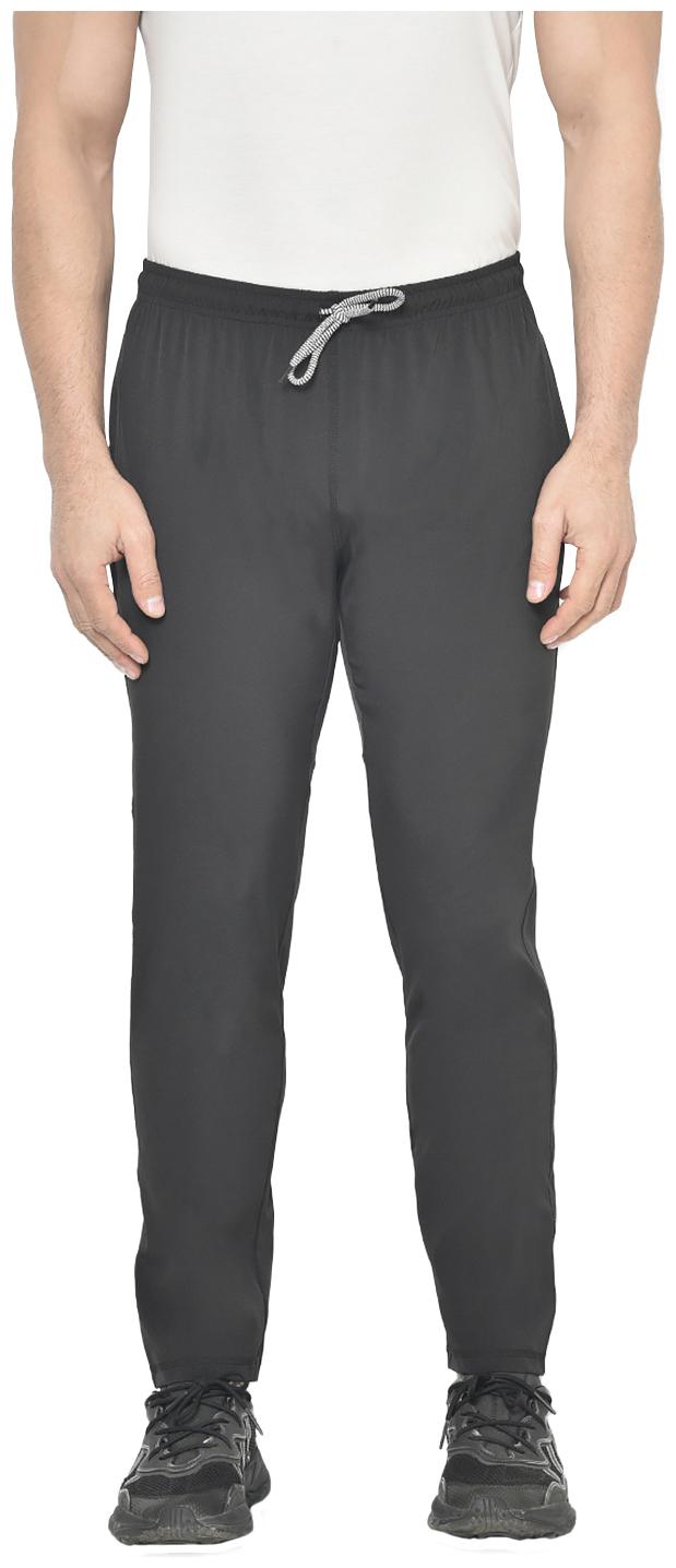 

American-Elm Men Black Solid Slim fit Track pants