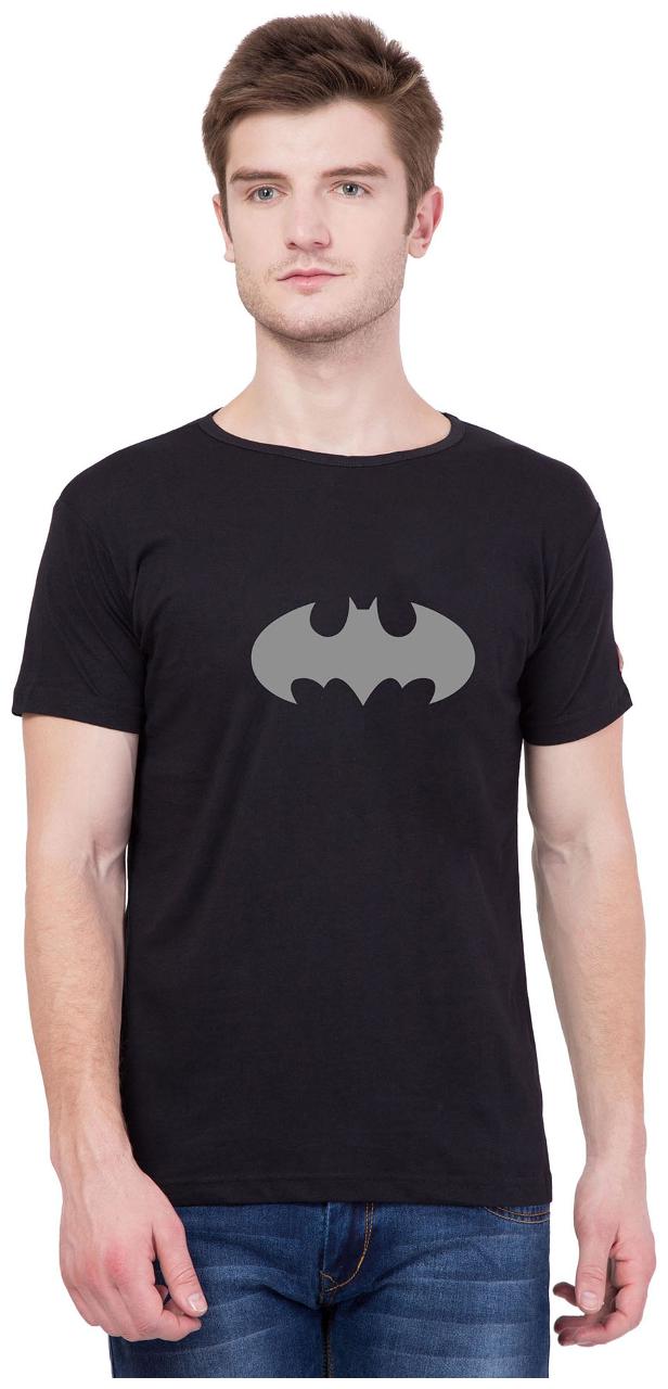 

American-Elm Men Black Slim fit Cotton Round neck T-Shirt - Pack Of 1