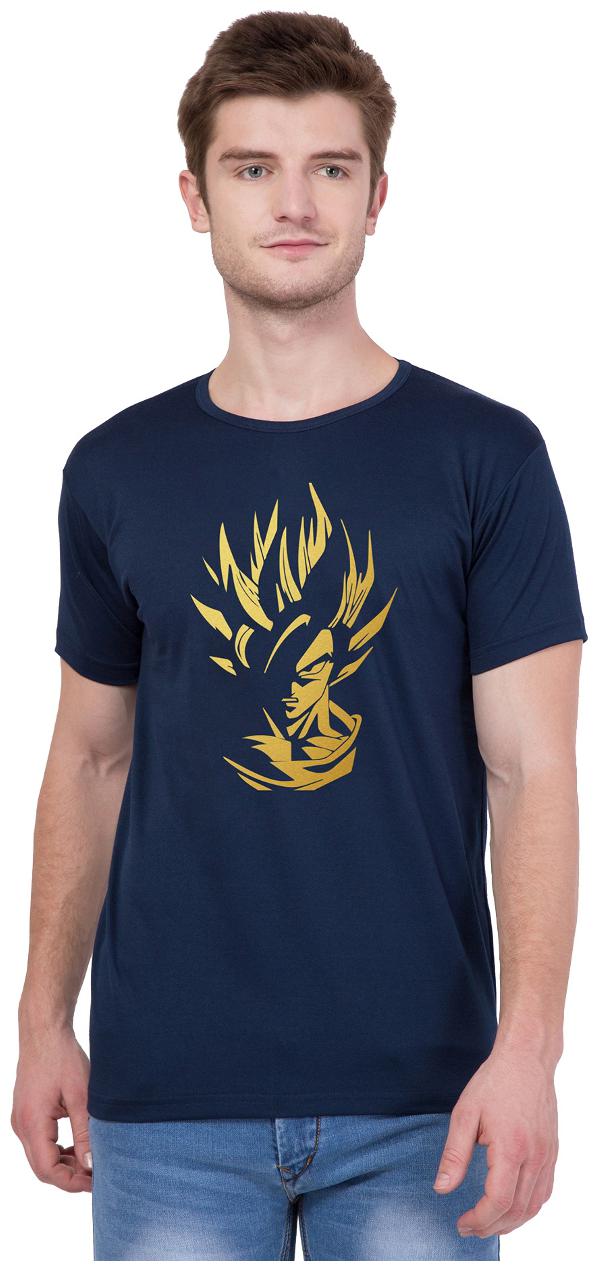 

American-Elm Men Navy blue Slim fit Cotton Round neck T-Shirt - Pack Of 1