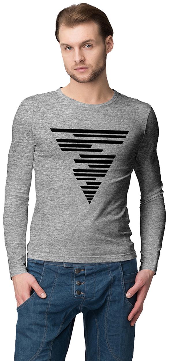 

American-Elm Men Grey Slim fit Cotton Round neck T-Shirt - Pack Of 1