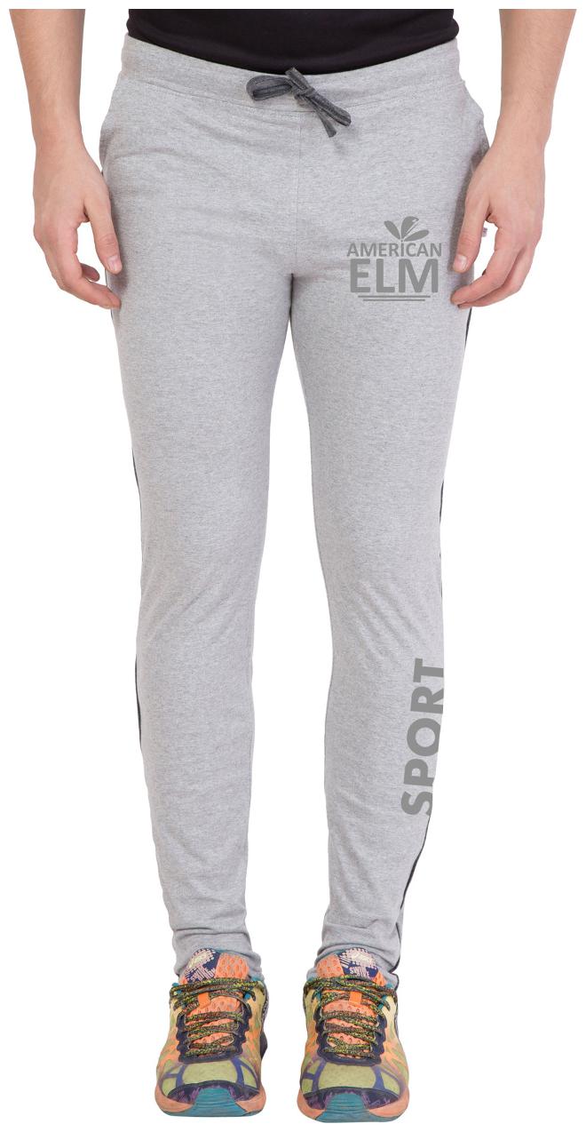 

American-Elm Men s Stone Grey Stylish Printed Lower
