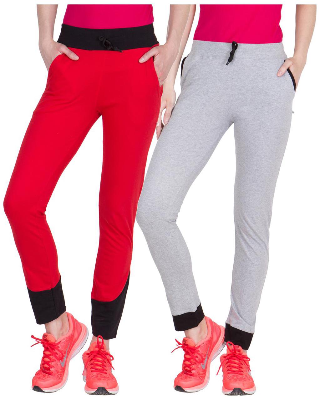 

American-Elm Women Regular fit Fleece Solid Track pants - Multi