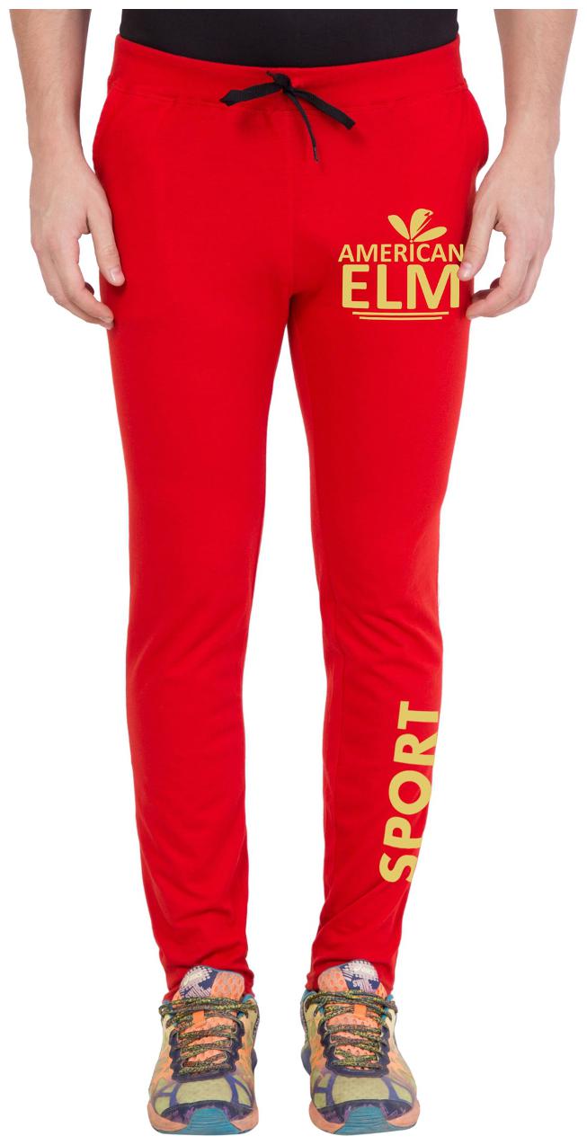 

American-Elm Red Stylish Golden Printed TrackWear for Men