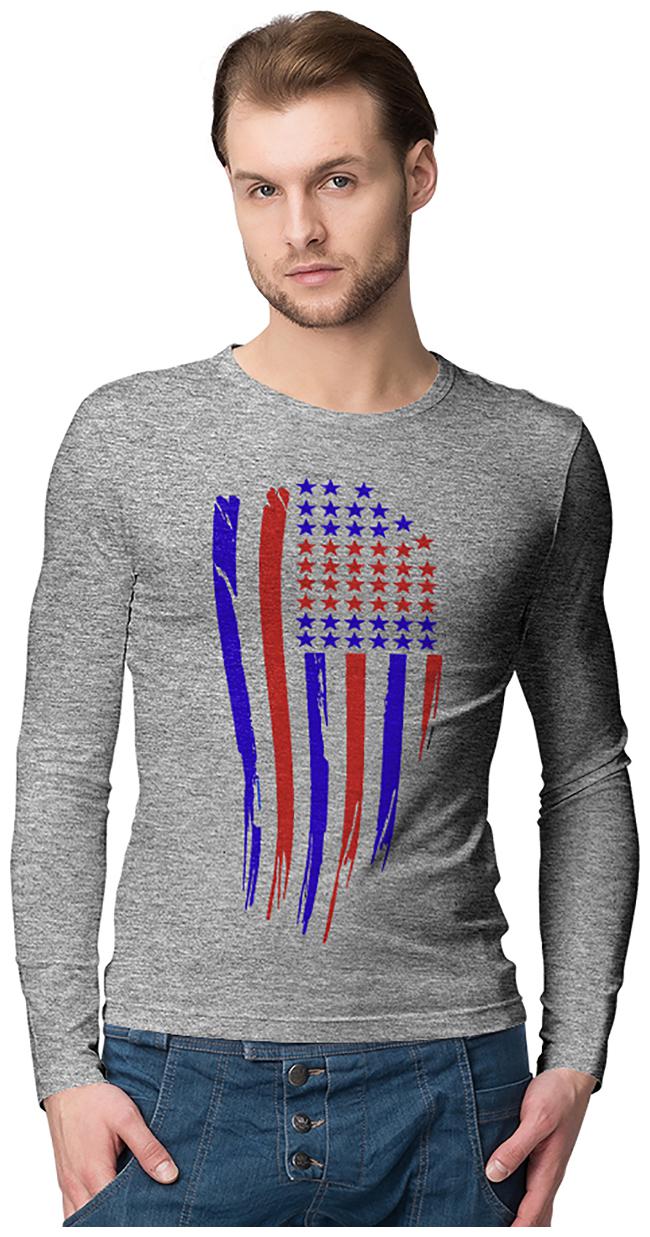 

American-Elm Men Grey Slim fit Cotton Round neck T-Shirt - Pack Of 1