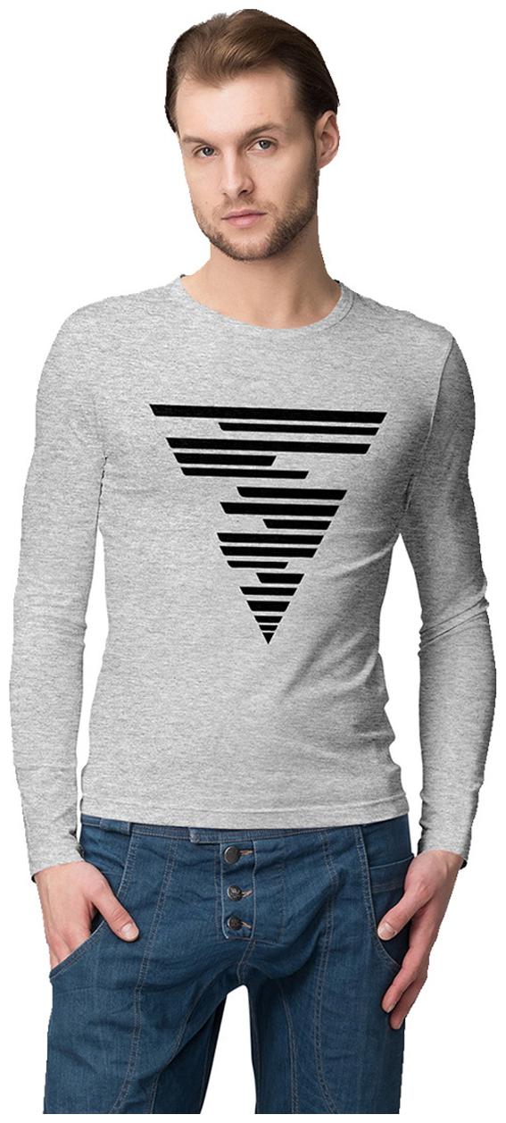 

American-Elm Men Grey Slim fit Cotton Round neck T-Shirt - Pack Of 1