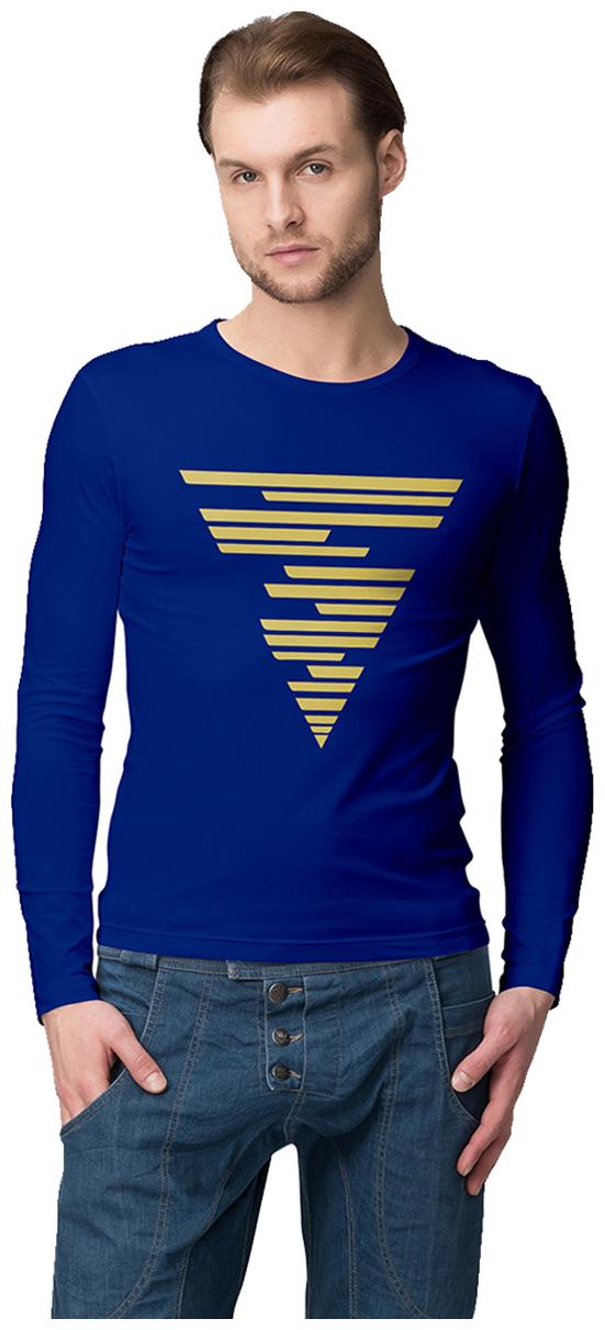 

American-Elm Men Blue Slim fit Cotton Round neck T-Shirt - Pack Of 1