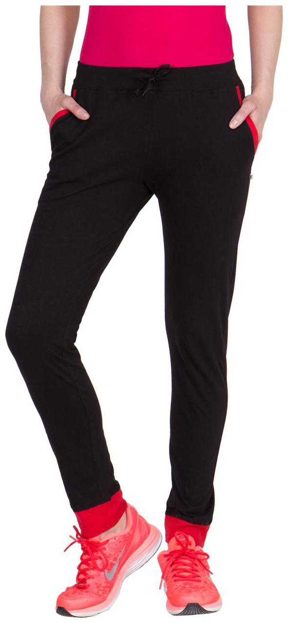 

American-Elm Women Regular fit Fleece Solid Track pants - Black