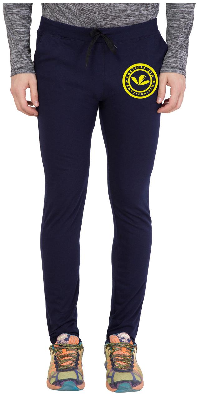 

American-Elm Men s Navy Blue Printed Jogger