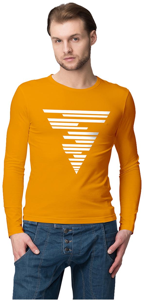 

American-Elm Men Yellow Slim fit Cotton Round neck T-Shirt - Pack Of 1
