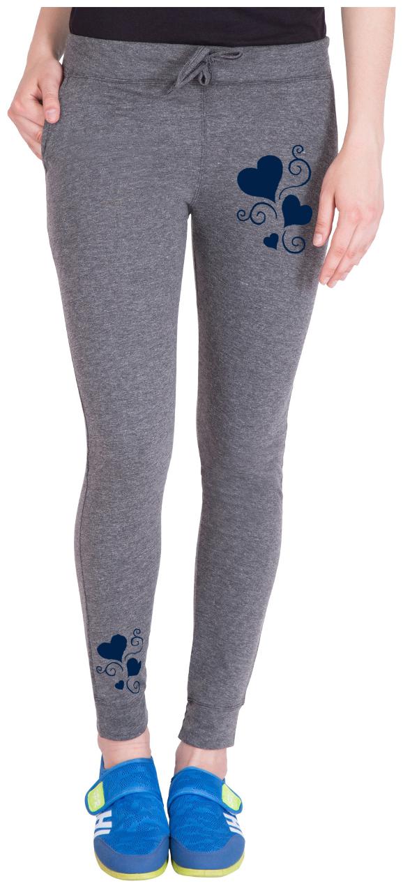 

American-Elm Women Regular fit Cotton Solid Track pants - Grey