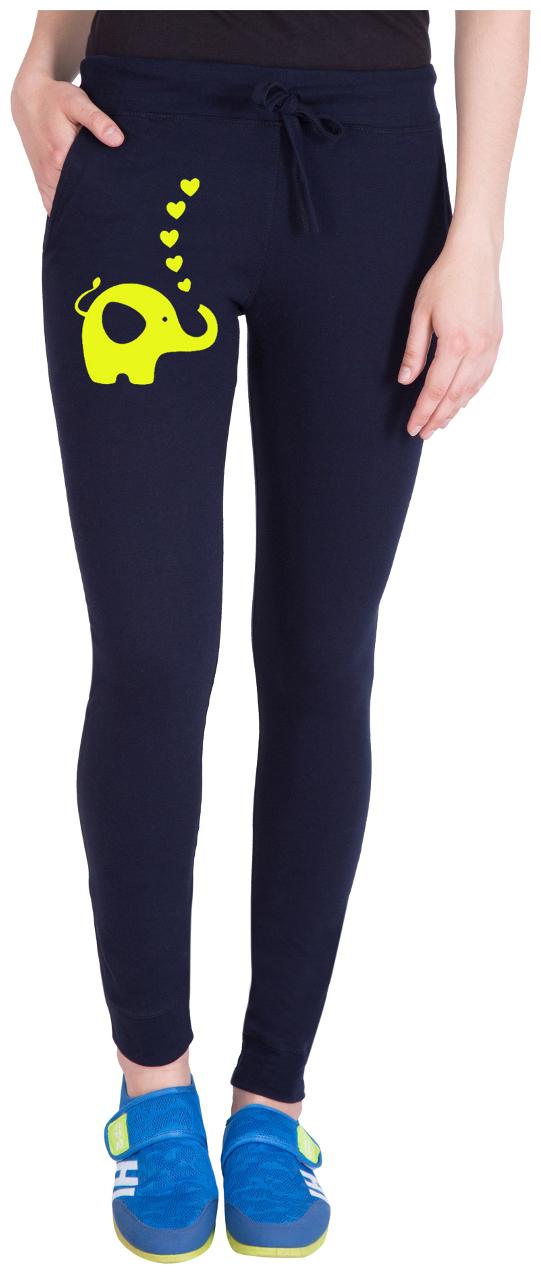 

American-Elm Women Regular fit Cotton Solid Track pants - Blue