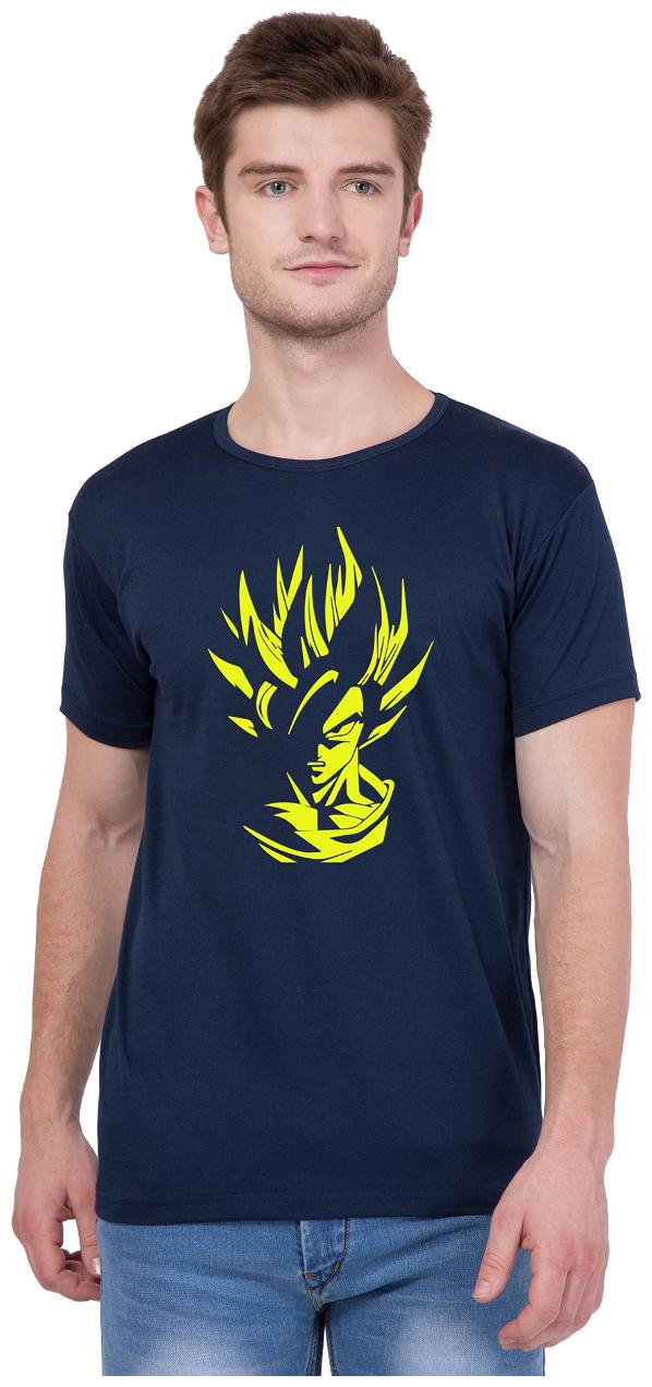 

American-Elm Men Navy blue Slim fit Cotton Round neck T-Shirt - Pack Of 1