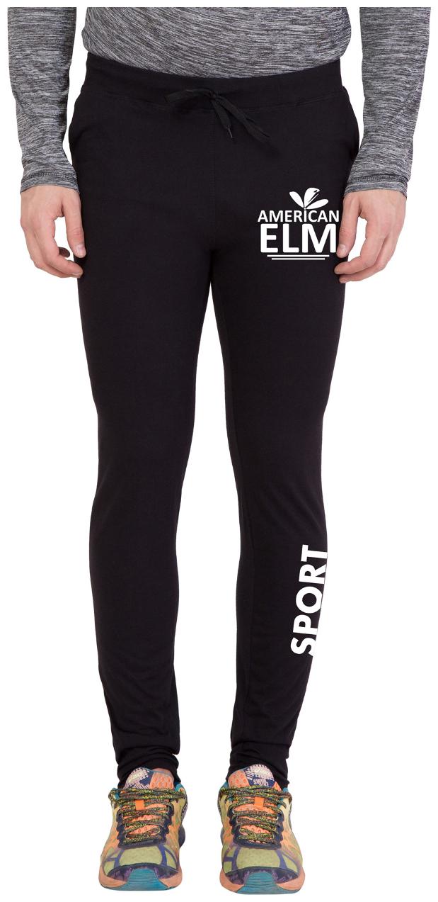 

American-Elm Black Stylish Printed Lower for Men