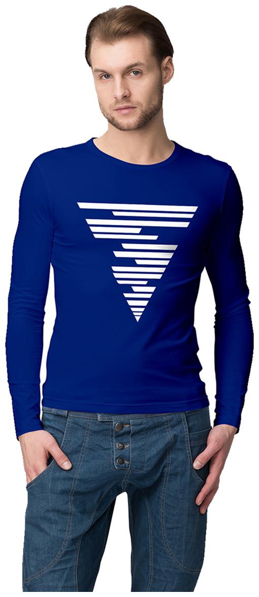 

American-Elm Men Blue Slim fit Cotton Round neck T-Shirt - Pack Of 1