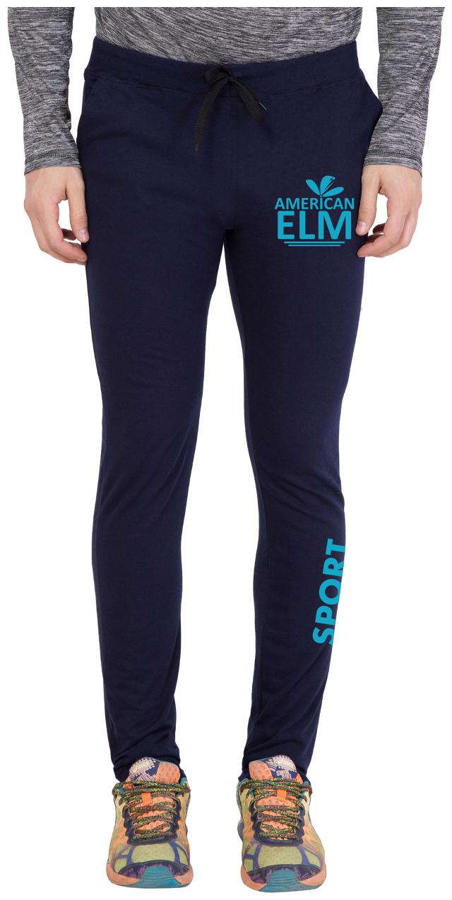 

American-Elm Men s Dark Melange Stylish Printed Track Jogger