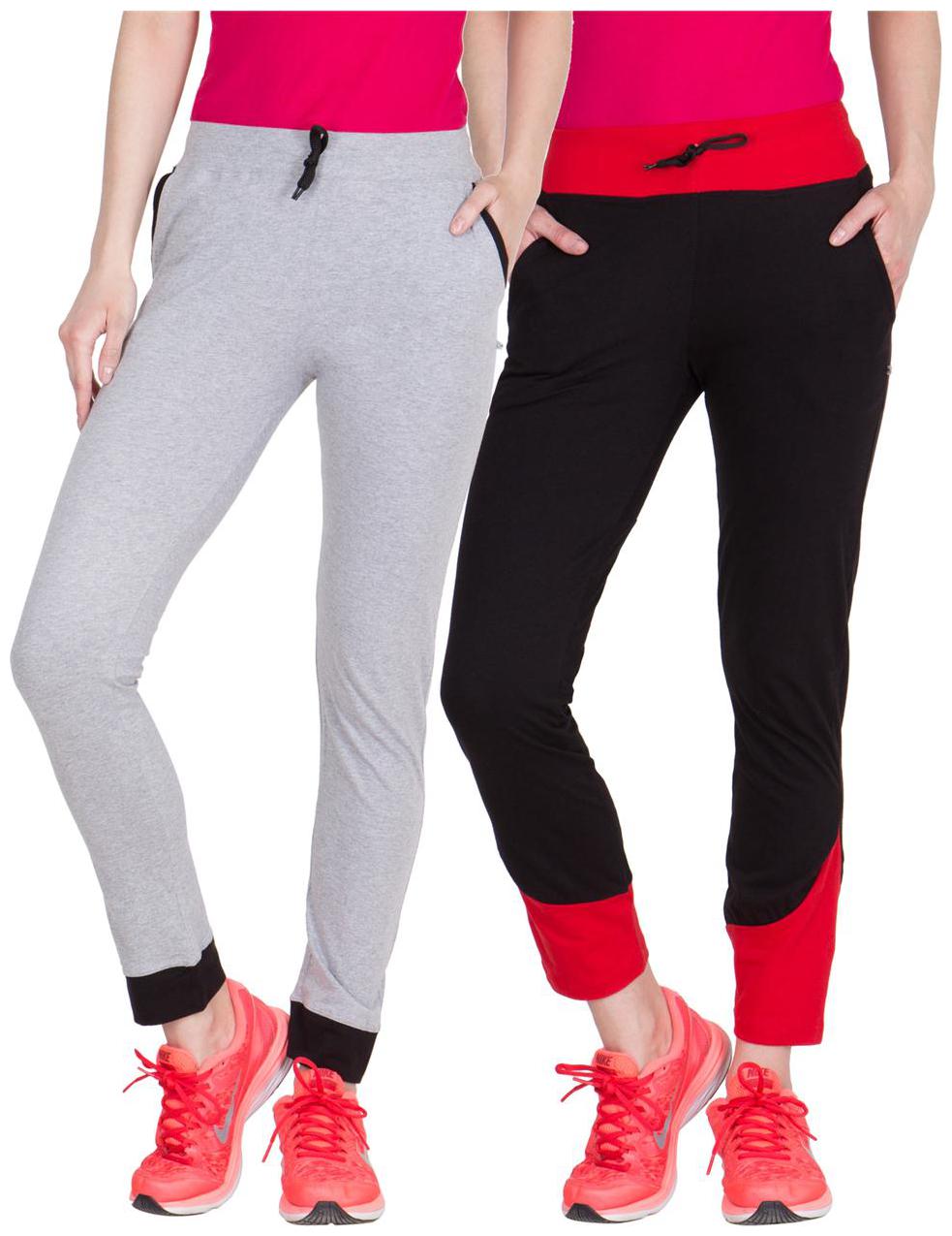 

American-Elm Women Regular fit Fleece Solid Track pants - Black