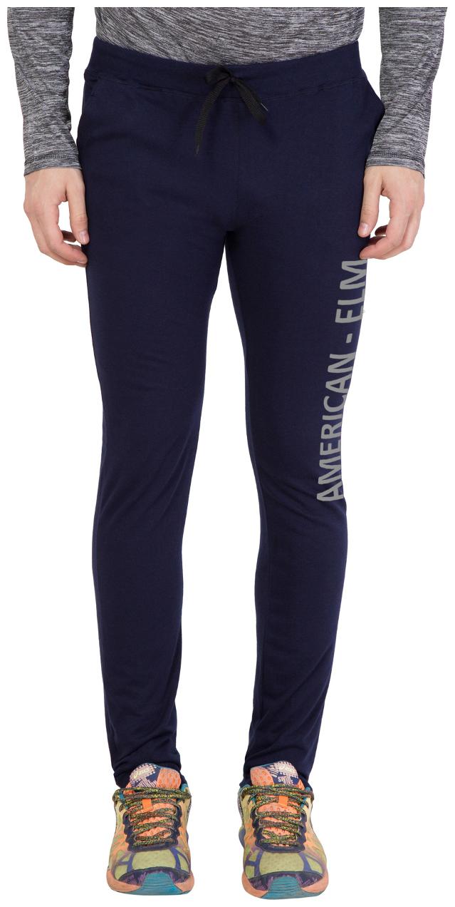 

American-Elm Men s Navy Printed Jogger